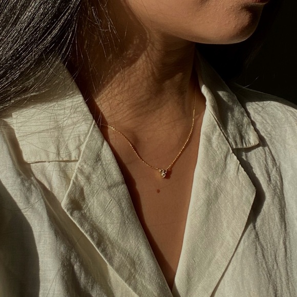 Mejuri Jewelry - Mejuri Gold Vermeil Lotus Necklace